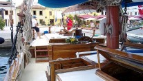 Classic Tall Ship RHEA -  Aft Deck